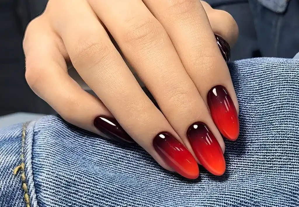 Red Ombre Nail Ideas