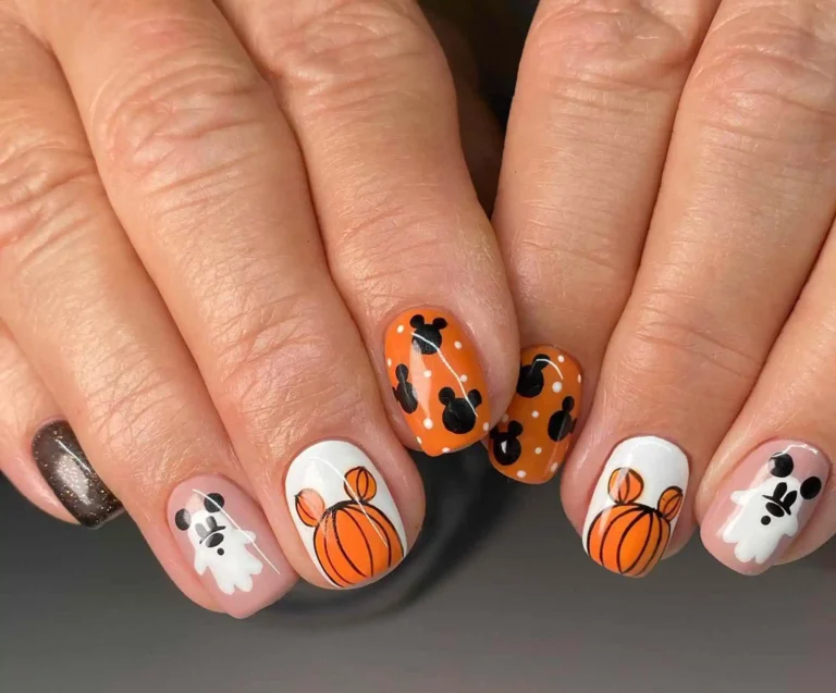 Disney Halloween nails