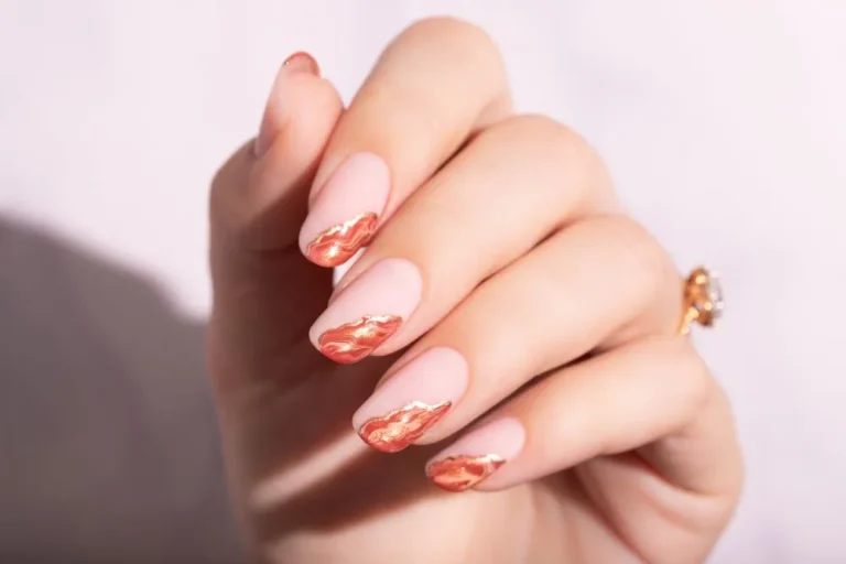 fall wedding nail designs