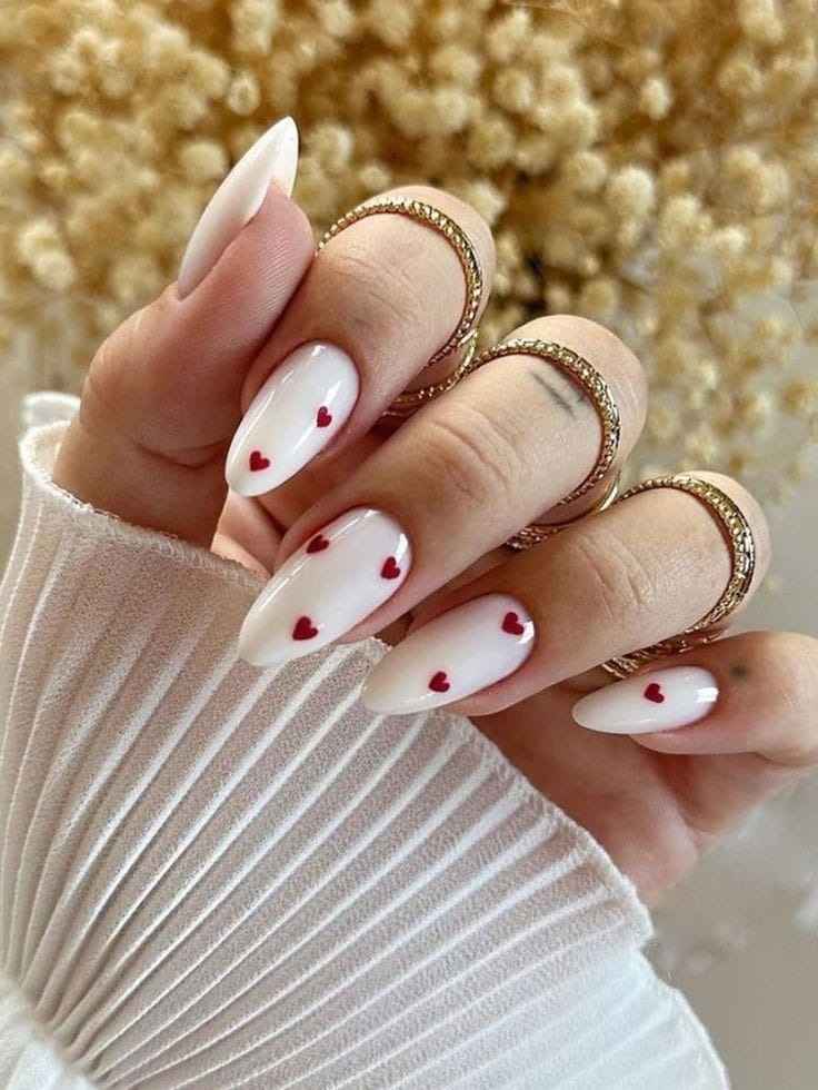 Heart Spray Nails