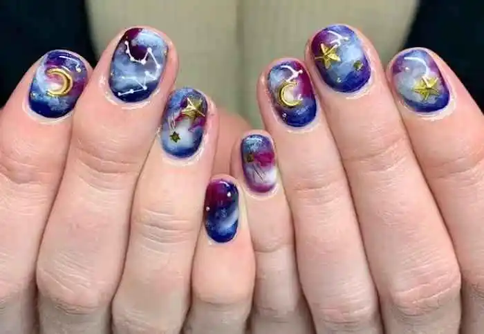 aquarius nail designs