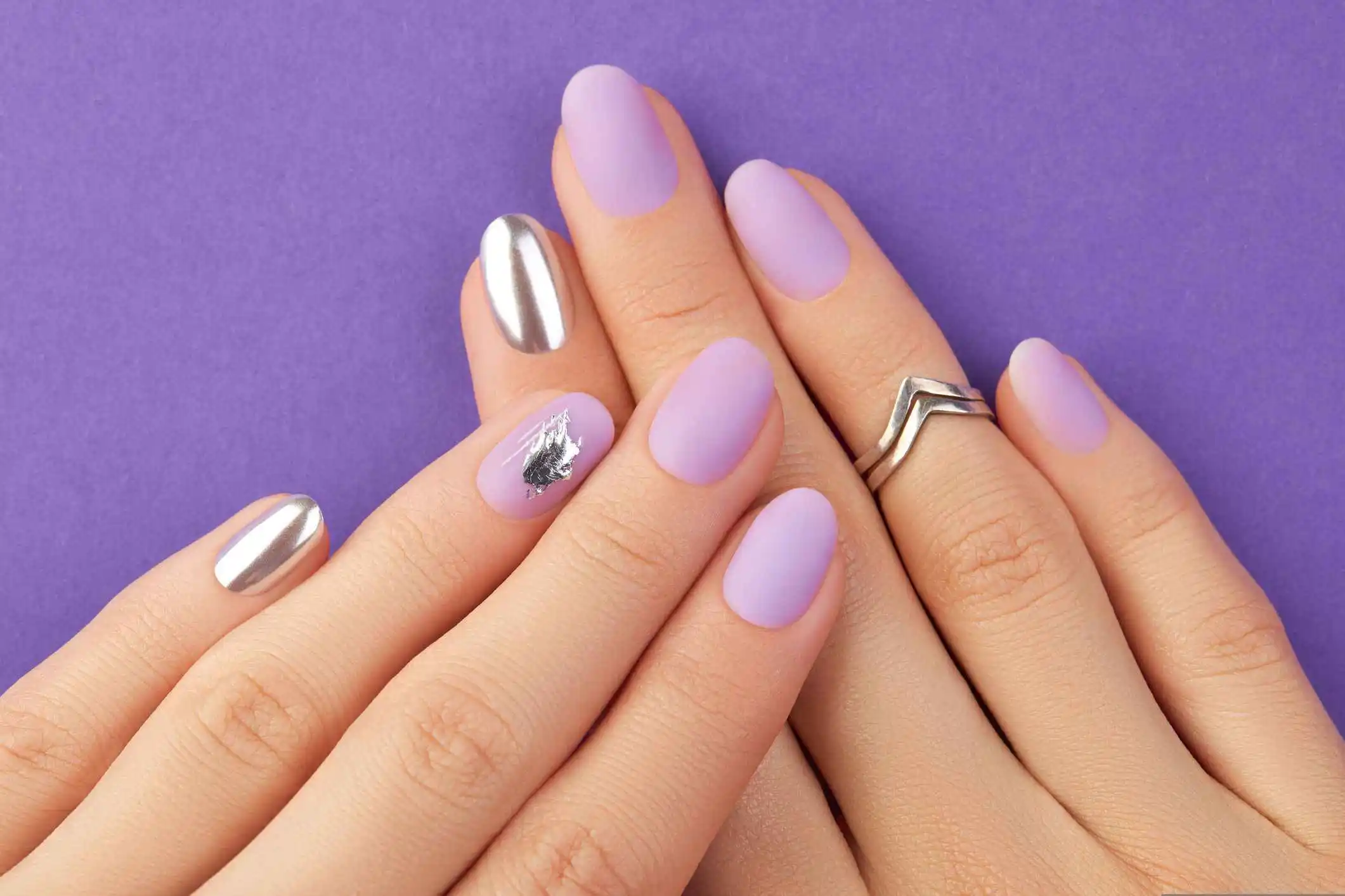 purple fall nail designs