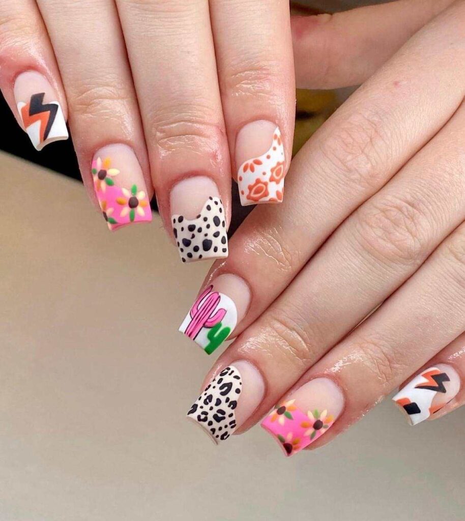 Western Elegance nail designs