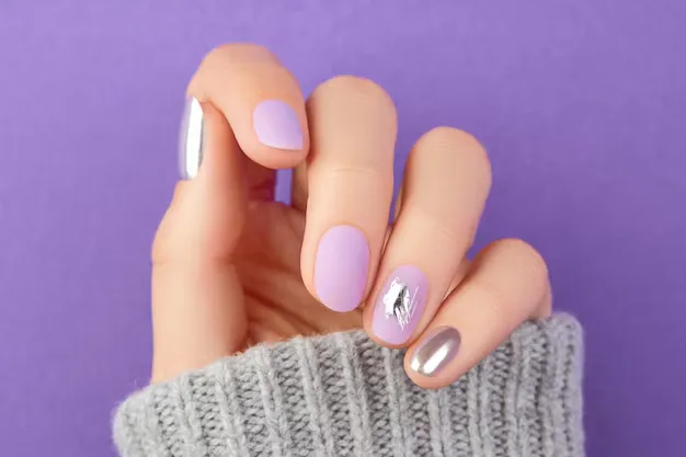 lavender nail designs